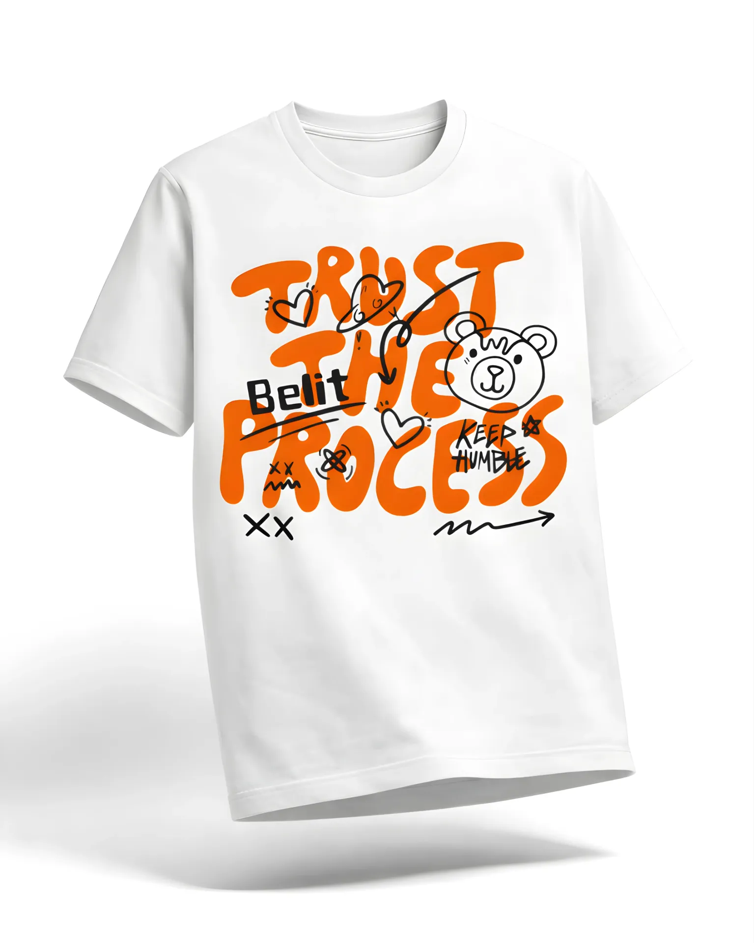[test] Trust The Process Regular Fit T-shirt (S)