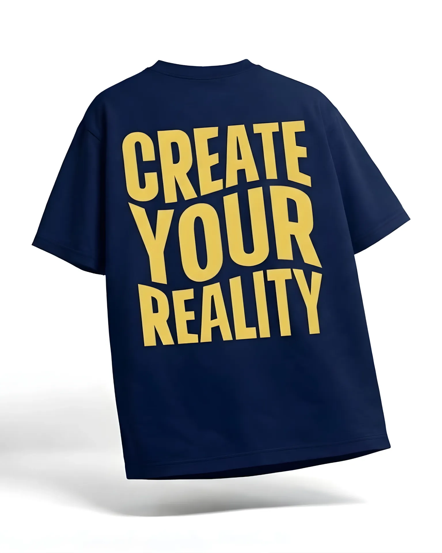 [test] Reality Creator Comfort Oversized T-Shirt (S, Navy Blue)