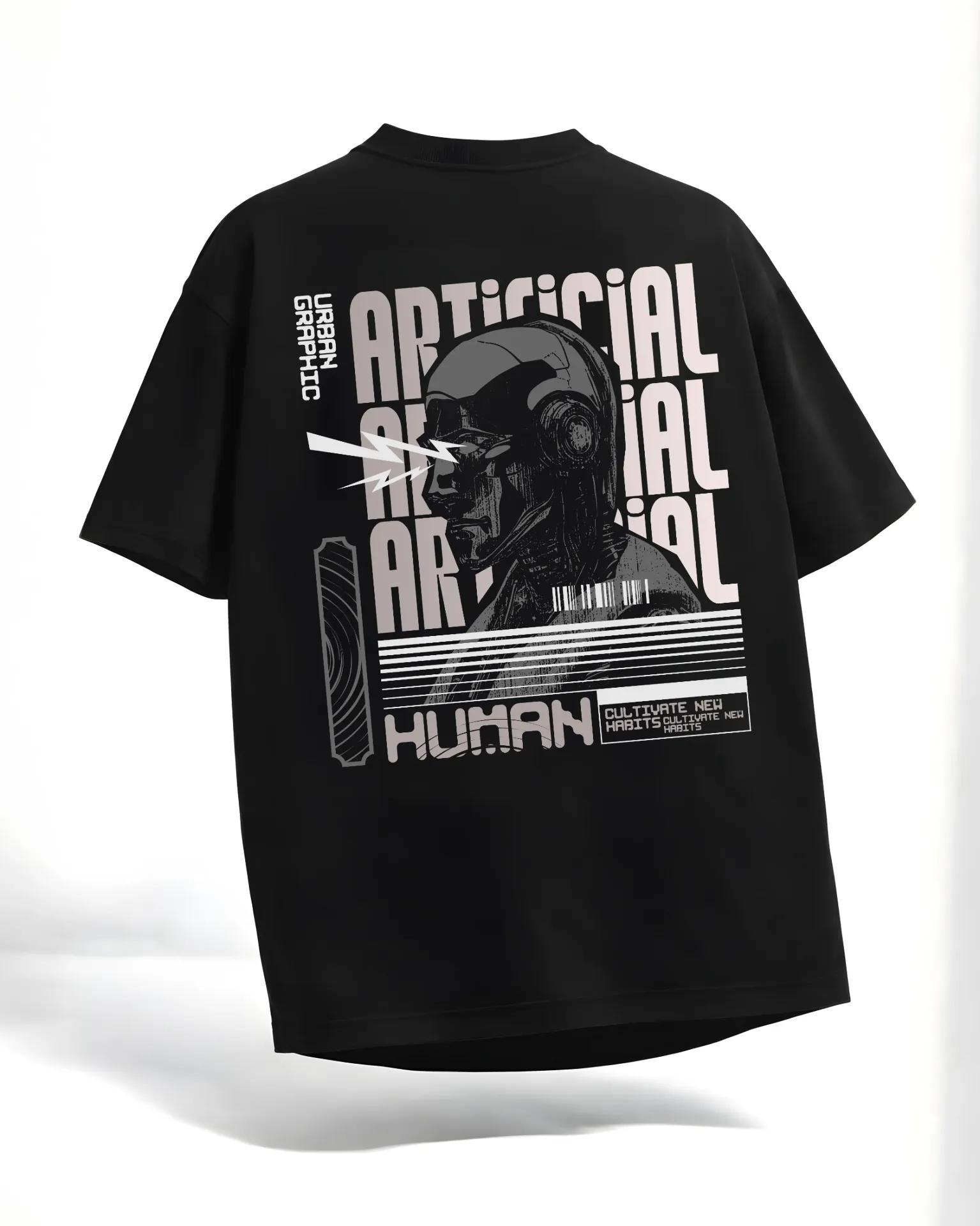 Artificial Human Comfort Oversized T -shirt