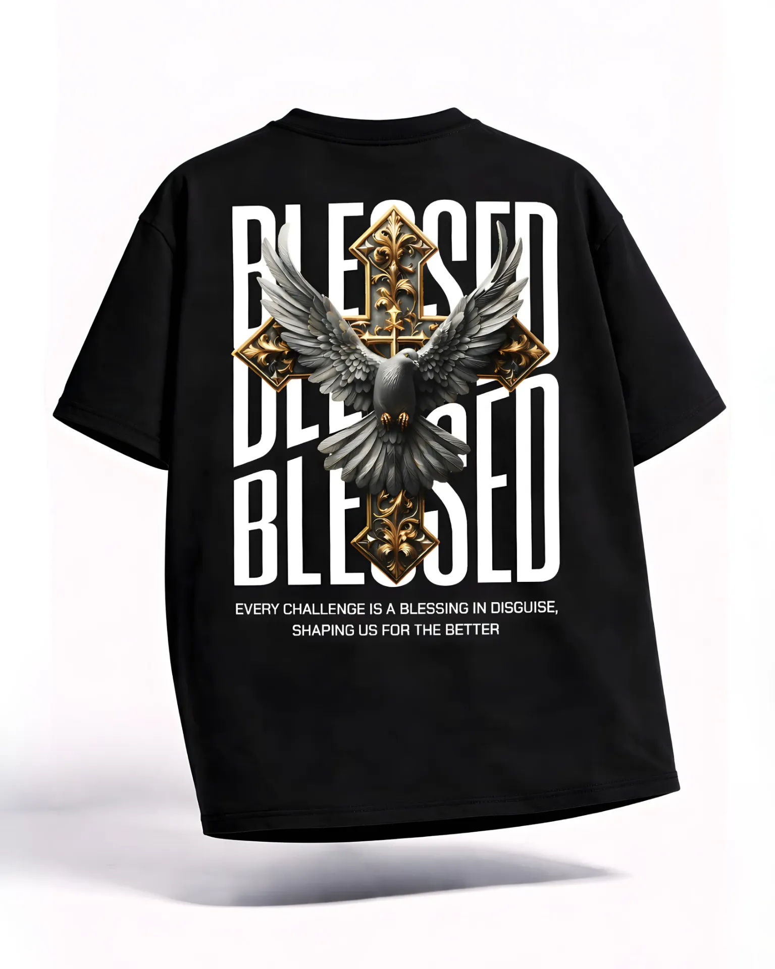Blessed Wings Comfort Oversized T -shirt