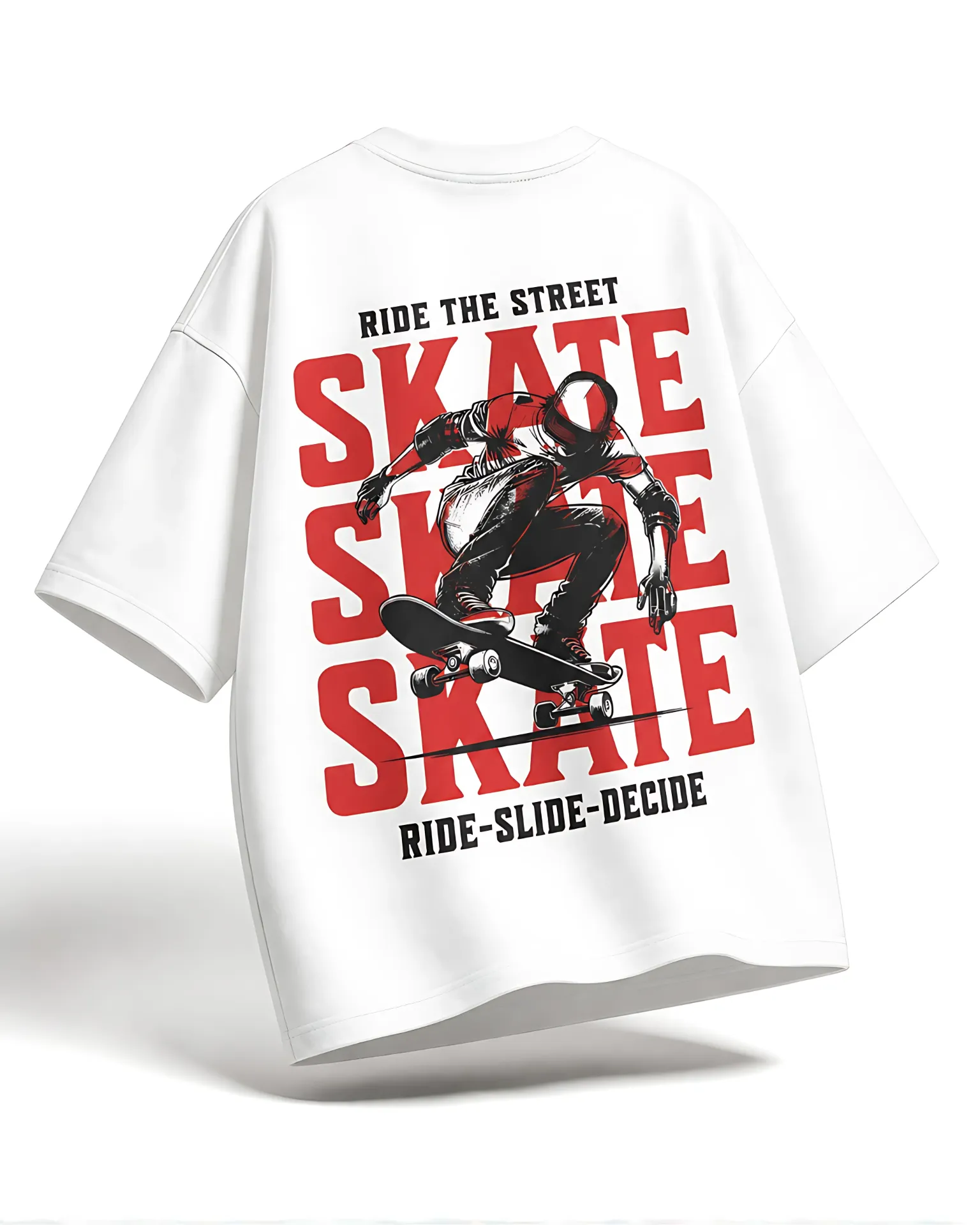 Ride the Street Skate Comfort Oversized T -shirt
